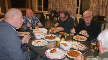 De chinese maaltijd liet zich goed smaken, 